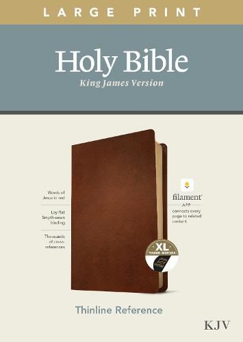 Cover image for KJV Large Print Thinline Reference Bible, Filament Enabled E