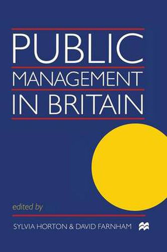 Cover image for Public Management in Britain