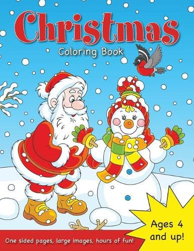 Cover image for Christmas Coloring Book for Kids Ages 4-8!