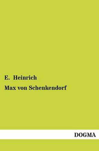 Cover image for Max Von Schenkendorf