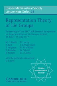 Cover image for Representation Theory of Lie Groups