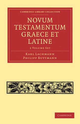 Novum Testamentum Graece et Latine 2 Volume Paperback Set: Volume SET