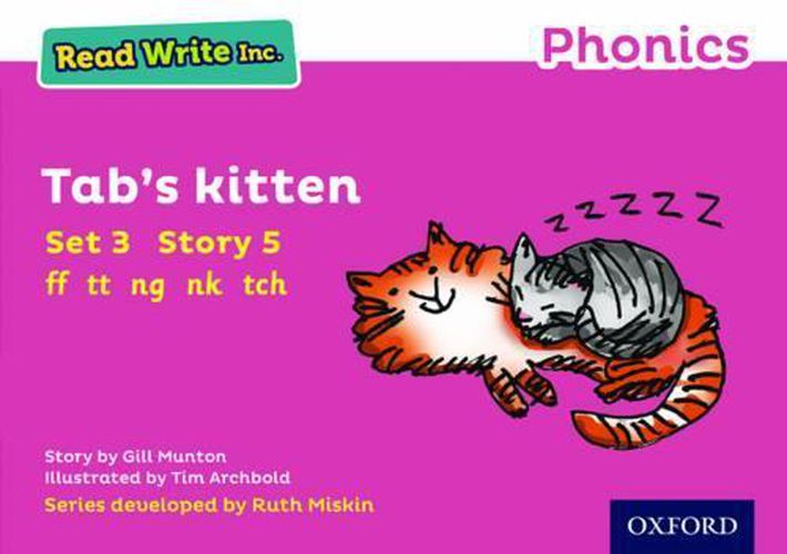 Cover image for Read Write Inc. Phonics: Pink Set 3 Storybook 5 Tab's Kitten