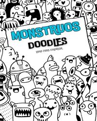 Cover image for MONSTRUOS DOODLES Libro para colorear