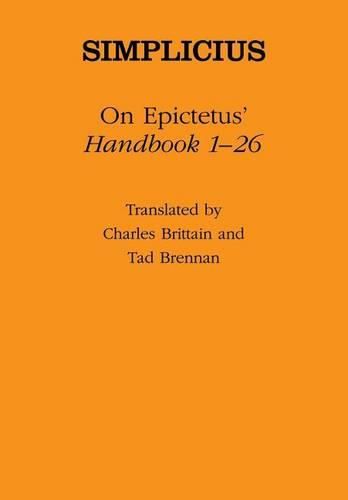 Cover image for On Epictetus'  Handbook 1-26