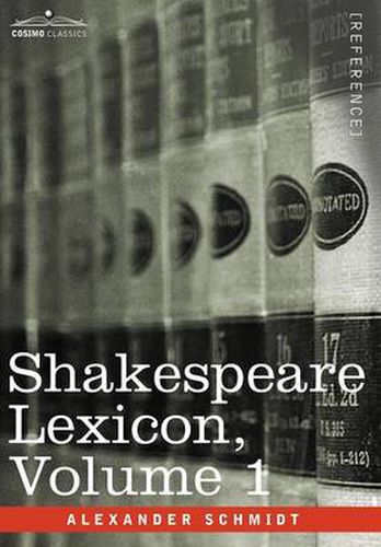 Cover image for Shakespeare Lexicon, Vol. 1