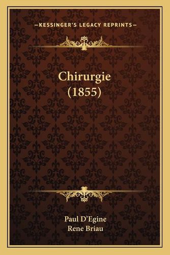 Chirurgie (1855)