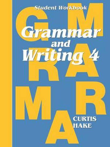 Cover image for Grammar & Writing Student Workbook Grade 4