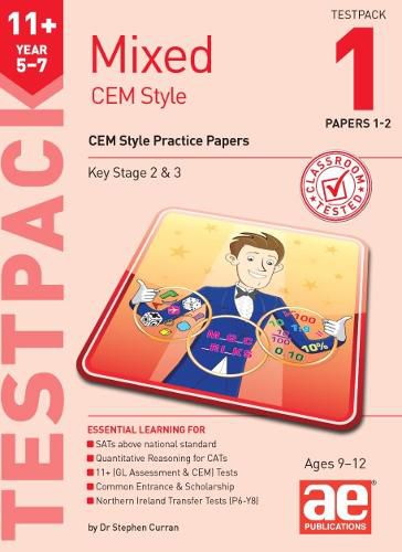 11+ Mixed CEM Style Testpack 1 Papers 1-2: CEM Style Practice Papers