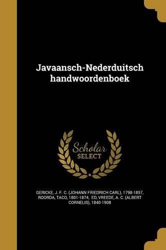 Cover image for Javaansch-Nederduitsch handwoordenboek