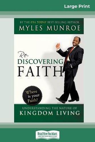 Cover image for Rediscovering Faith Trade Paper (16pt Large Print Edition)