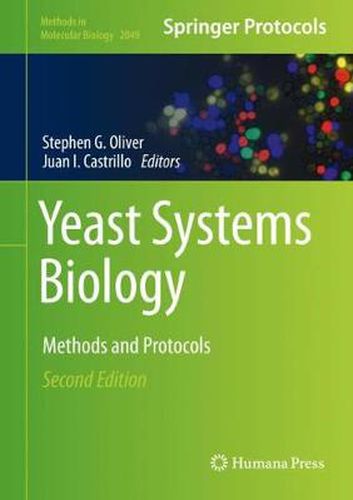 Cover image for Yeast Systems Biology: Methods and Protocols