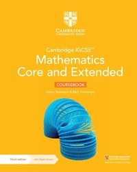 Cover image for Cambridge IGCSE (TM) Mathematics Core and Extended Coursebook with Digital Version (2 Years' Access)