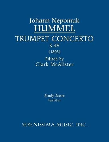 Cover image for Trumpet Concerto, S.49: Study score