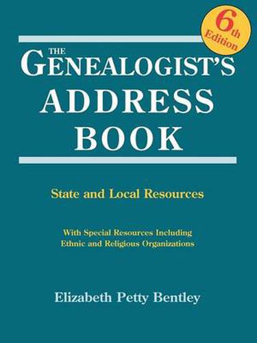 Cover image for The Genealogist's Address Book. 6th Edition