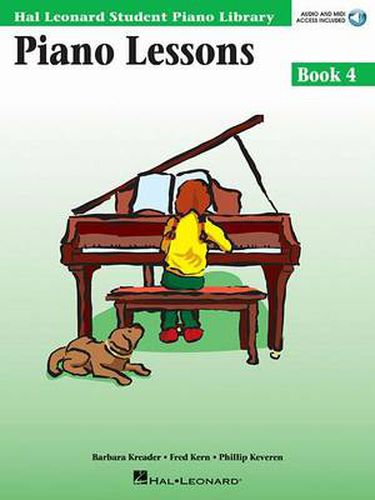 Cover image for Piano Lessons Book 4 - Book with Online Audio