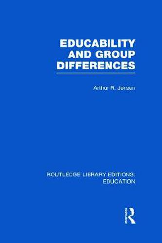 Cover image for Educability and Group Differences