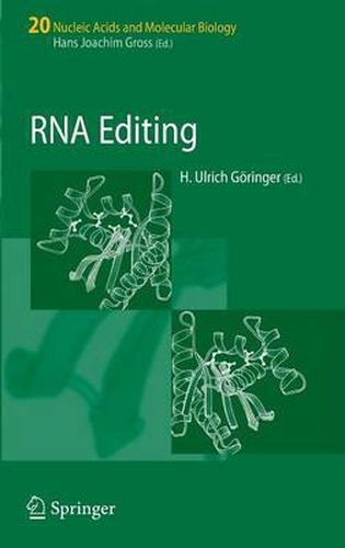 Cover image for RNA Editing