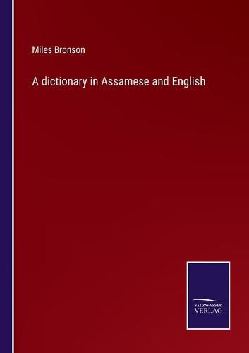 Cover image for A dictionary in Assamese and English