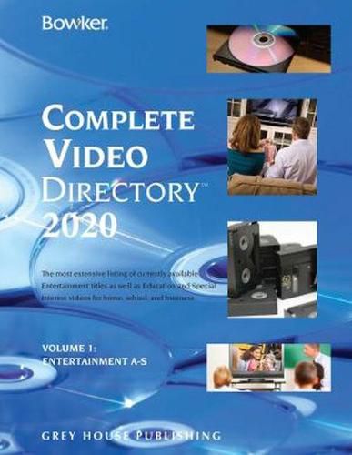 Cover image for Bowker's Complete Video Directory - 4 Volume Set, 2020