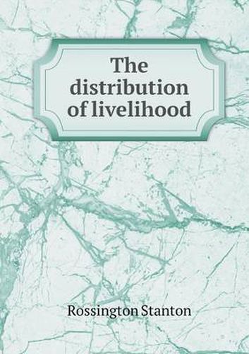 The distribution of livelihood