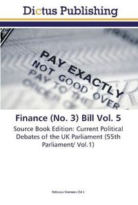 Cover image for Finance (No. 3) Bill Vol. 5