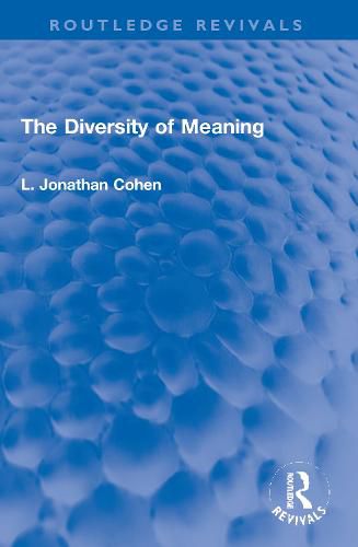 Cover image for The Diversity of Meaning