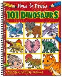 Cover image for How to Draw 101 Dinosaurs