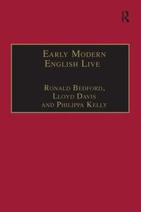 Cover image for Early Modern English Lives: Autobiography and Self-Representation 1500-1660