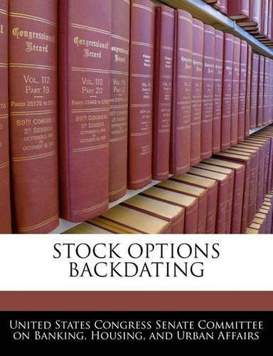 Cover image for Stock Options Backdating