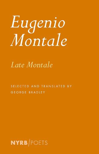 Cover image for Late Montale