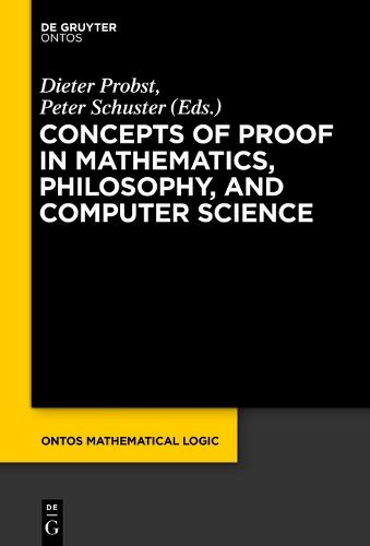 Cover image for Concepts of Proof in Mathematics, Philosophy, and Computer Science