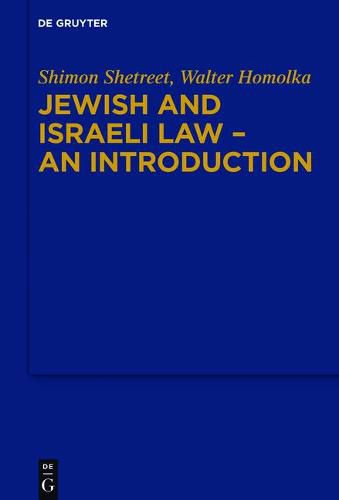 Cover image for Jewish and Israeli Law - An Introduction