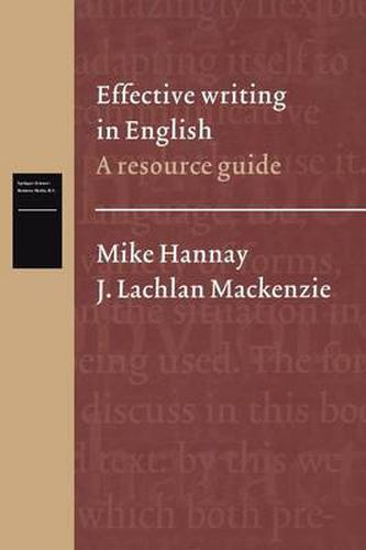 Effective writing in English: A resource guide