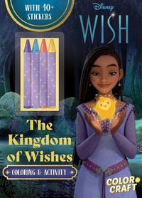 Cover image for Disney Wish: The Kingdom of Wishes Color and Craft