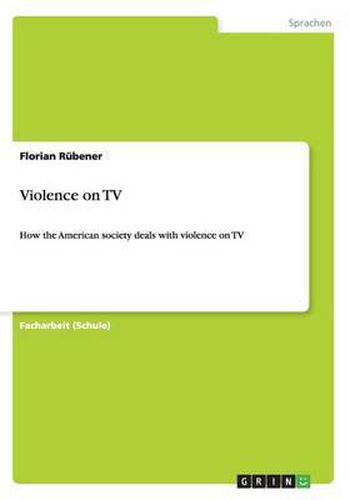 Cover image for Violence on TV