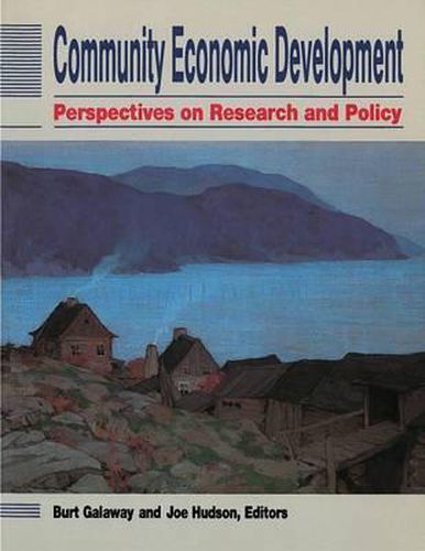 Cover image for Community Economic Development: Perspectives on Research and Policy