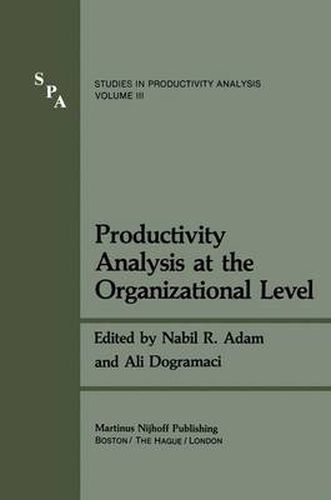 Cover image for Productivity Analysis at the Organizational Level