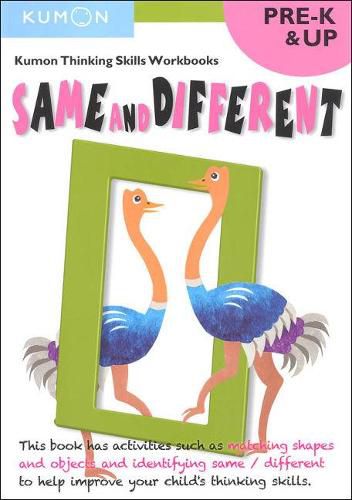 Cover image for Thinking Skills Pre K Same & Different