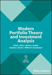 Cover image for Modern Portfolio Theory and Investment Analysis, Ninth Edition