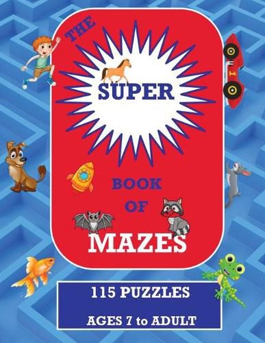 Cover image for The Super Book of Mazes