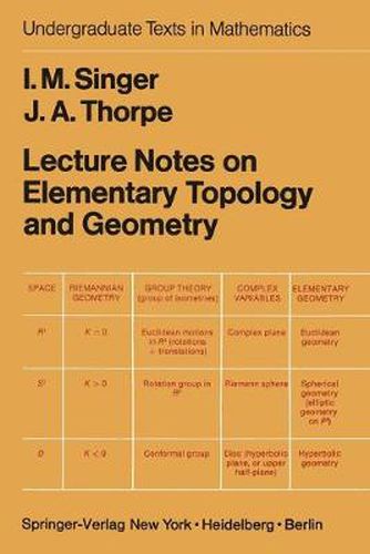 Cover image for Lecture Notes on Elementary Topology and Geometry