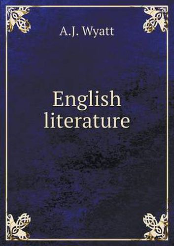 Cover image for English literature