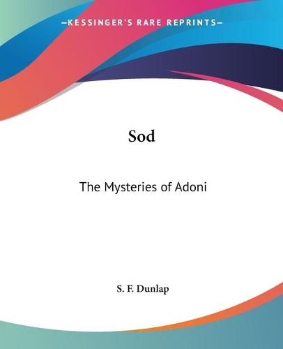 Cover image for Sod: The Mysteries of Adoni