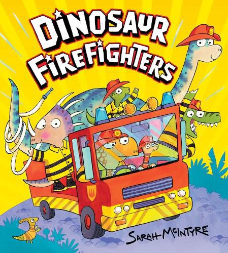 Cover image for Dinosaur Firefighters