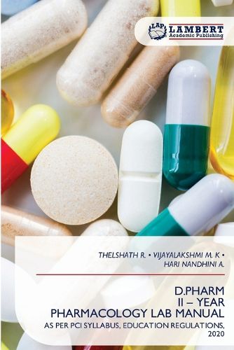 Cover image for D.Pharm II - Year Pharmacology Lab Manual