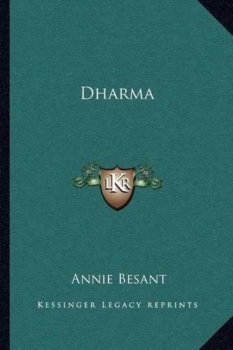 Cover image for Dharma