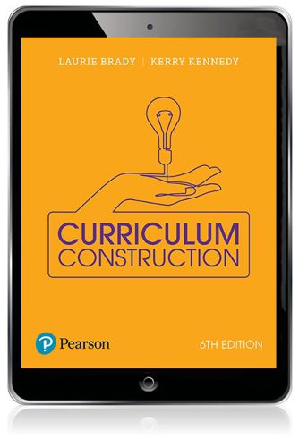 Cover image for Curriculum Construction Pearson eText