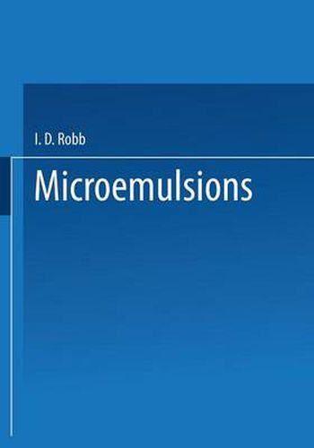 Cover image for Microemulsions