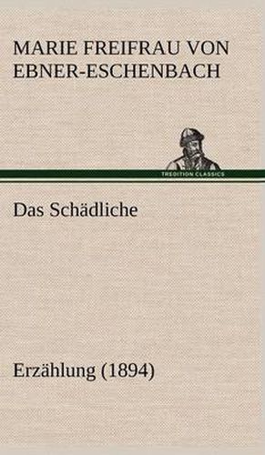 Cover image for Das Schadliche